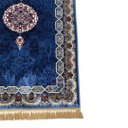 Ver imagem 5 de Tapete Persa Royal Azul 100x150cm Fio Acetinado - Decoração para Quarto e Sala