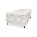 Ver imagem 1 de Cama Box + Colchão Castor Solteiro Hotel Collection Fire Retardant Double Face Pocket 88x188x60cm
