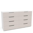 Ver imagem 2 de Cômoda Madri com 8 Gavetas 150x84cm Creme/Branco 250697