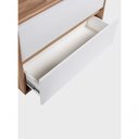 Ver imagem 6 de Gabinete para Banheiro Dubai 1 Porta 1 Gaveta MDF 80cm Amadeirado On Móveis