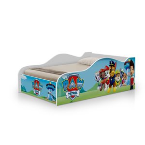Mini Cama Infantil Caminha para Quarto de Criança Adesivada com Proteção Lateral Mdf