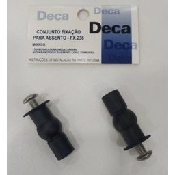 Fixação Assento Deca Ap236 Original Fx23601 Parafuso Bucha - 2 Fixação Assento Deca Ap236 Original Fx23601 Parafuso Bucha - 2
