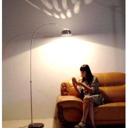 Luminária Chão Piso Arco Base Mármore 190cm LED Glee 801S-Pp - 3