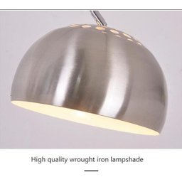 Luminária Chão Piso Arco Base Mármore 190cm LED Glee 801S-Pp - 4