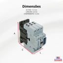 Ver imagem 6 de Contator Weg 80a Cwb80-11-30d23 220v - 12370329