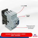 Ver imagem 4 de Contator Weg 80a Cwb80-11-30d23 220v - 12370329