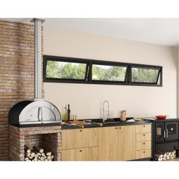 Forno de Pizza a Lenha Firenze Gourmet 610in Metávila Cinza/`Preto - 1