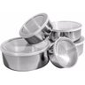JOGO DE POTES INOX 5PÇS - 1