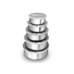 JOGO DE POTES INOX 5PÇS - 3