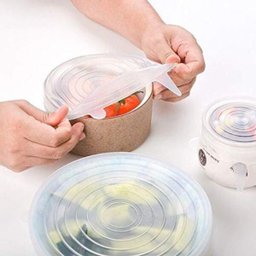 Jogo de Tampas para Vedação - Silicone - 6Pcs - 2