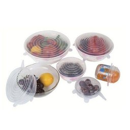 Jogo de Tampas para Vedação - Silicone - 6Pcs - 1
