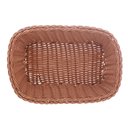 Ver imagem 2 de Cesta Retangular De Rattan Plástico 24Cm X 17Cm X 7Cm - Lyor