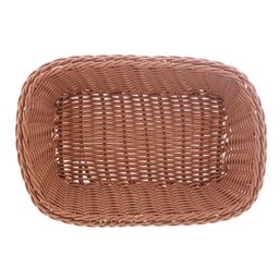 Cesta Retangular De Rattan Plástico 24Cm X 17Cm X 7Cm - Lyor - 2