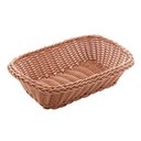 Ver imagem 1 de Cesta Retangular De Rattan Plástico 24Cm X 17Cm X 7Cm - Lyor