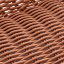 Ver imagem 5 de Cesta Retangular De Rattan Plástico 24Cm X 17Cm X 7Cm - Lyor