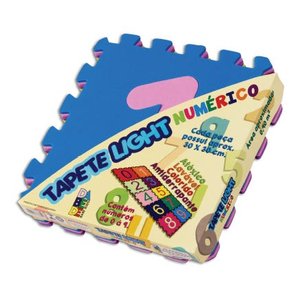 Tapete EVA Tatame Numerico 5 mm 10 Pecas Ligth