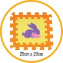 Ver imagem 2 de Tapete EVA Tatame Mamae e Filhote Fofinho 10 Pecas