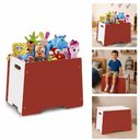 Ver imagem 6 de Bau Organizador Infantil 3 em 1 Mesa Cadeira Madeira Brinquedo Infantil Tampa Vira Banco Mesinha por