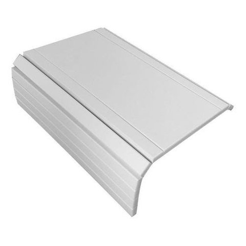 Kit 2Un Esteiras Bandeja Reta Flexivel para Braço Sofá Branca