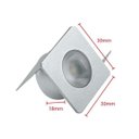 Ver imagem 3 de Mini Luminárias Embutidas Led 1W Iluminação Armarios Etc