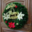 Ver imagem 2 de Guirlanda Natal Grande Natalina Luxo Enfeite Porta Janela Vitrine Loja Comercio Shopping Decoraçao L