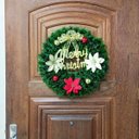 Ver imagem 5 de Guirlanda Natal Grande Natalina Luxo Enfeite Porta Janela Vitrine Loja Comercio Shopping Decoraçao L