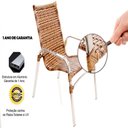 Ver imagem 3 de Jogo Cadeiras e Mesa Emily e 2 Espreguiçadeiras Regulável Capuccino