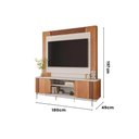 Ver imagem 3 de Estante Home Painel p/ TV 60 pol Chicago 180cm Cinamomo Permóbili
