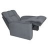 Poltrona do Papai Reclinável Confortável Manual Comfort Veludo Cinza - Montanaris Decor - 2