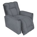 Ver imagem 1 de Poltrona do Papai Reclinável Confortável Manual Comfort Veludo Cinza - Montanaris Decor