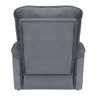 Poltrona do Papai Reclinável Confortável Manual Comfort Veludo Cinza - Montanaris Decor - 4