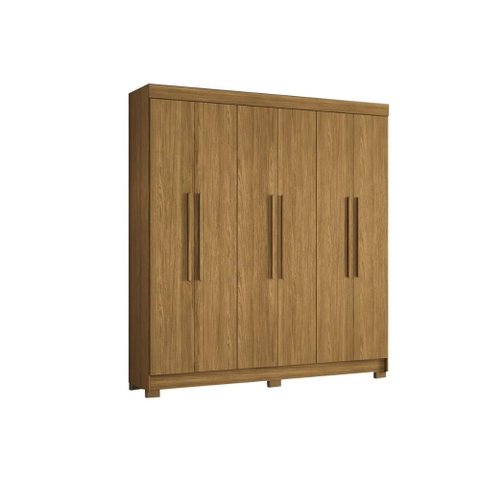 Guarda Roupa Casal 6PORTAS Pés Toledo Cinamomo S. Andirá