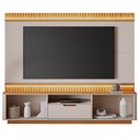 Ver imagem 2 de Home Atena para Tv até 85" Ripado com 2 Portas e 1 Gaveta:off/cinamomo