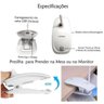 Luminária De Mesa Articulada Com Grampo Recarregável Branco - 3