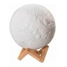 Luminária Lua Cheia 3 D Caixa De Som Bluetooth Ambiente - 1