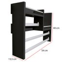 Ver imagem 3 de Porta Tempero em MDF  com 3 Suportes para Papel Alumínio Insufilm e Toalha