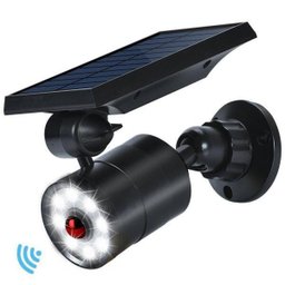 Luminária Solar Câmera Falsa Painel Recarregavel - 6