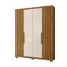 Guarda Roupa Califórnia 176cm 4 Portas Freijó Off White Moval - 8