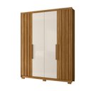 Ver mais imagens de Guarda Roupa Califórnia 176cm 4 Portas Freijó Off White Moval