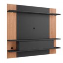 Ver imagem 2 de Painel para Tv até 60 Polegadas 1 Porta com Led Grafite/brise - Quiditá Móveis