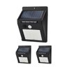 Luminária Solar Parede 25 LEDs 3 Unidades Externa - 1