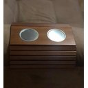 Ver imagem 4 de Esteira Braço De Sofá Madeira Porta Copos De Alumínio.