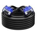 Ver imagem 2 de Cabo Para Monitor e Projetor VGA DB15 Com Filtro 5 Metros Preto