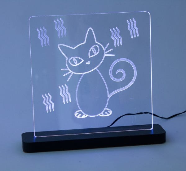 Luminária de LED Gatinho MadeiraMadeira