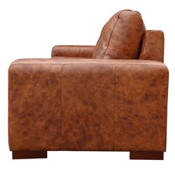 Sofá de Couro 2 Lugares Bipartido Monblanc Mel 200cm Pés de Madeira-touro e Cia - 3 Sofá de Couro 2 Lugares Bipartido Monblanc Mel 200cm Pés de Madeira-touro e Cia - 3