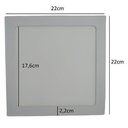 Ver imagem 5 de Luminária LED LEDBee Quadrado De Embutir 22cm 18W Branca
