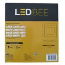 Ver imagem 3 de Luminária LED LEDBee Quadrado De Embutir 22cm 18W Branca