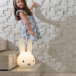 Luminária Miffy® Cabeça Abajur Infantil Coelho Quarto Decor - 2