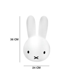 Luminária Miffy® Cabeça Abajur Infantil Coelho Quarto Decor - 4