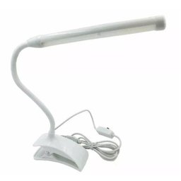 Luminária de LED Flexivel de Mesa com Clip e Cabo Usb - 1
